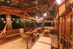 Zigzag canopy style patio string lights for backyard patio