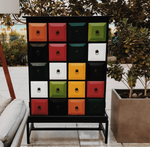 freestanding vertical cabinet patio