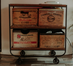 wheeled movable utility cart patio