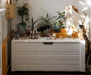 hidden under deck storage
